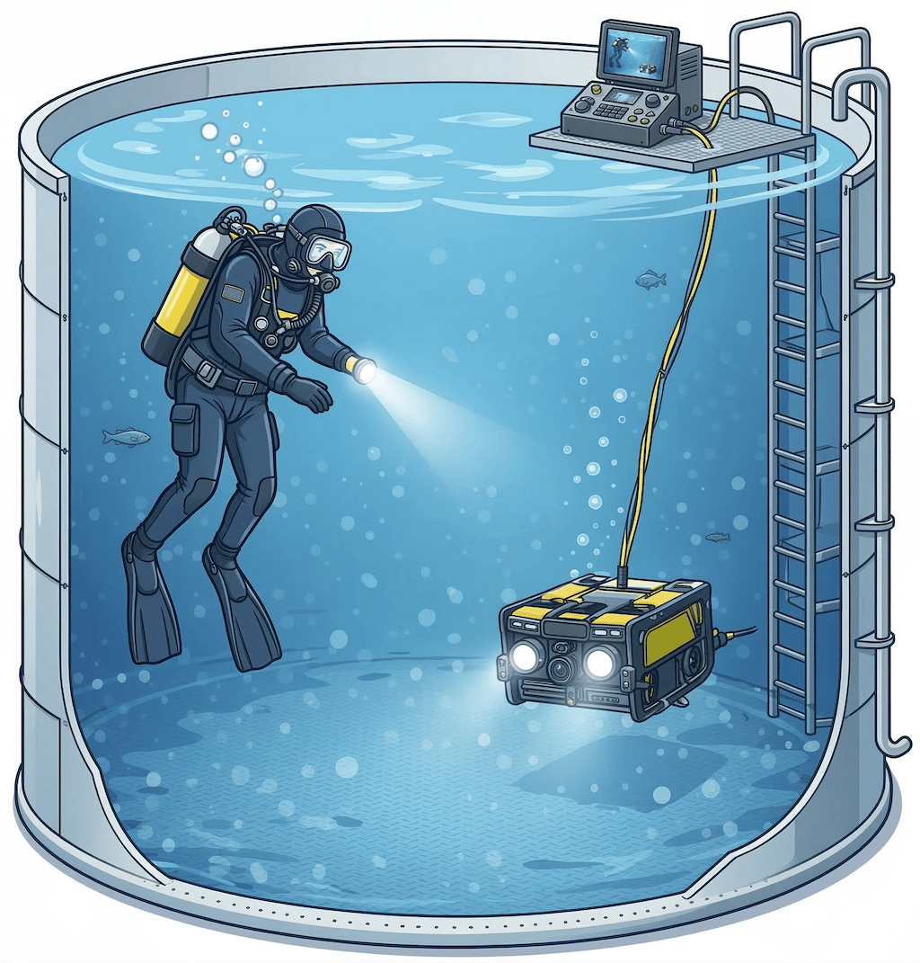 Inspection et diagnostic de réservoirs