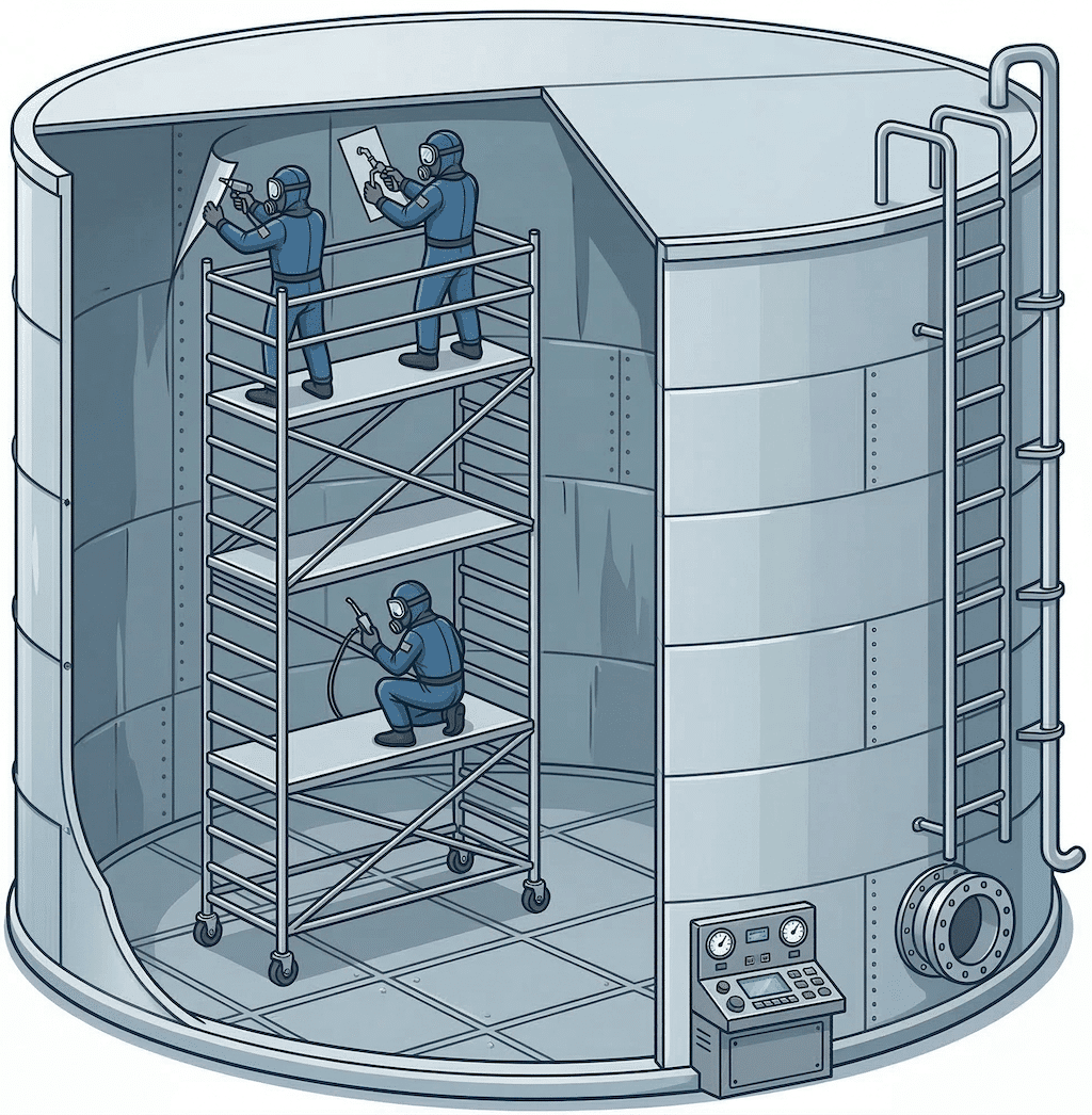 Maintenance et rénovation de réservoirs